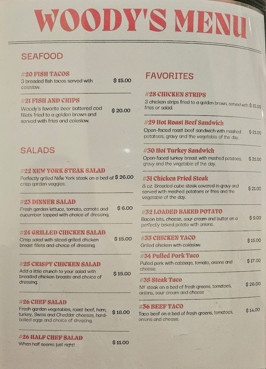 Menu Woody's Cedarville-3