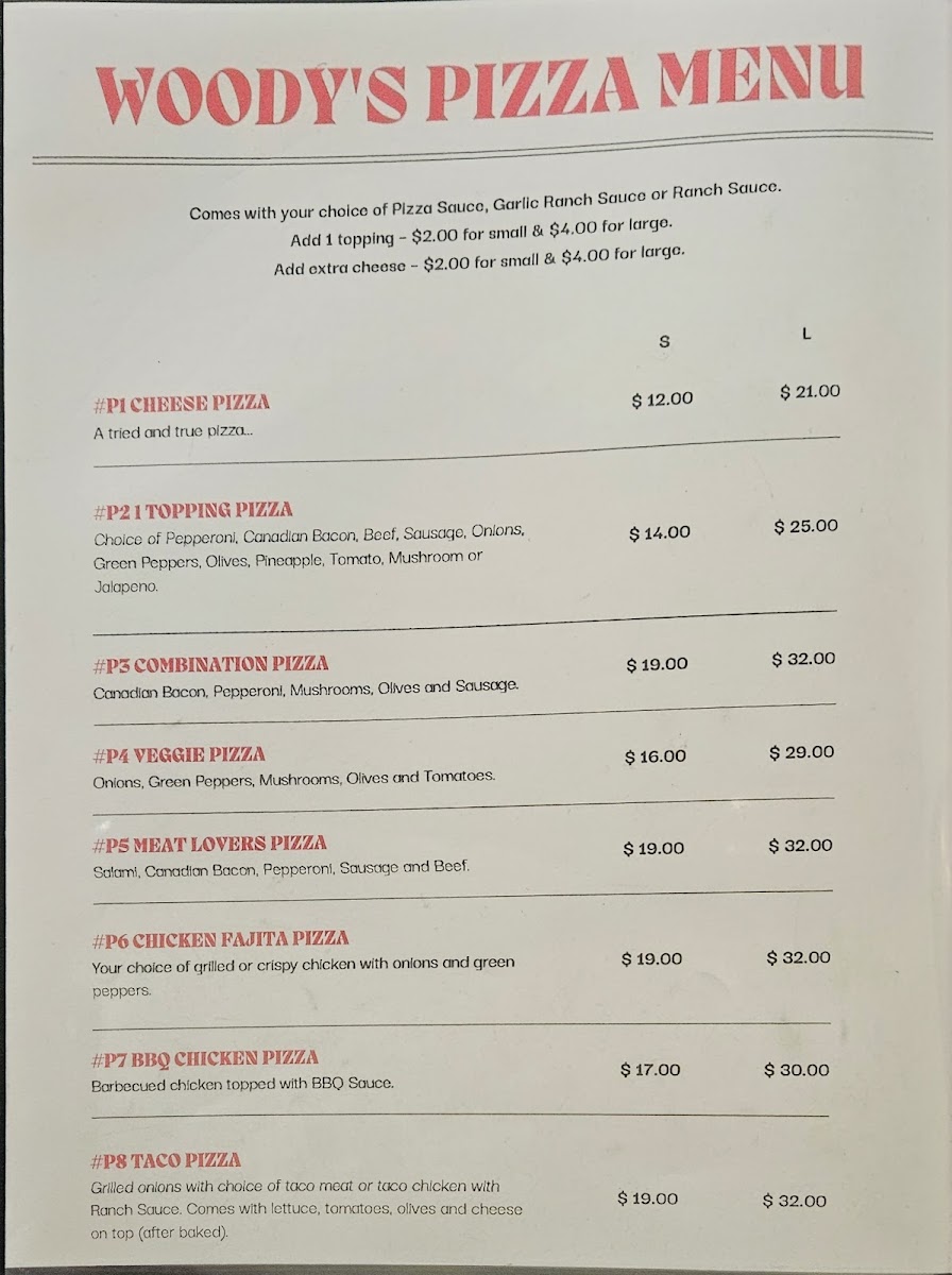 Menu Woody's Cedarville-4